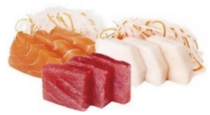 Sashimi salmón y atún